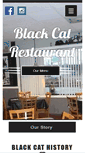 Mobile Screenshot of blackcatrestaurant.com
